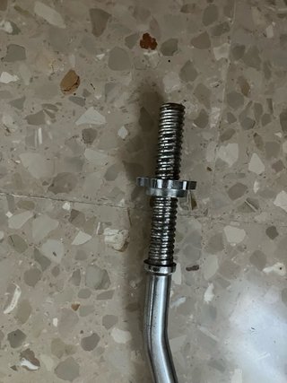 Barra Z Cromada para Pesas
