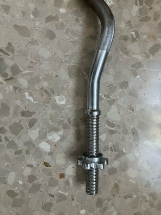 Barra Z Cromada para Pesas