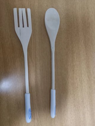 Cuchara y Tenedor Vintage Central Lechera Asturian