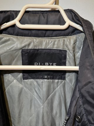 Chaqueta Negra/Azul tipo parka multibolsillos