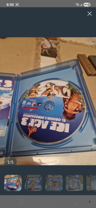 Ice Age 3 El Origen de los Dinosaurios Blu-ray