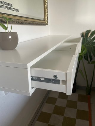 Tocador/Estante Ikea Alex 2 Cajones Blanco