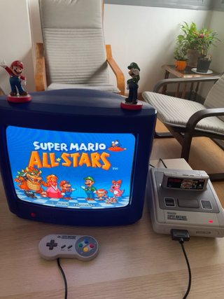 Televisor CRT Custom Nintendo Azul