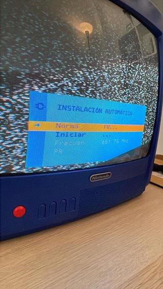Televisor CRT Custom Nintendo Azul