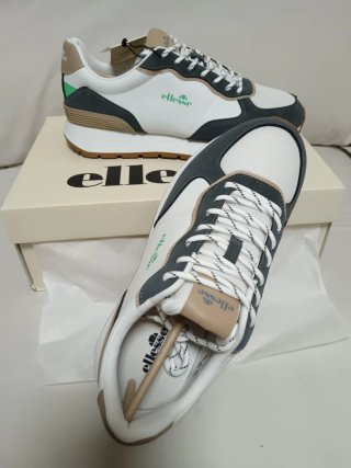 Zapatillas Ellesse Toby Gris y Blanco
