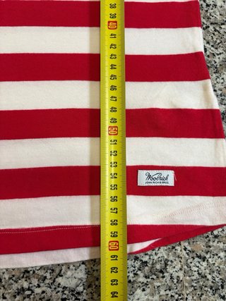 Polo Woolrich righe rosso bianco donna S