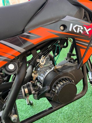 Minicross49cc Infantil Negra/Naranja Nueva