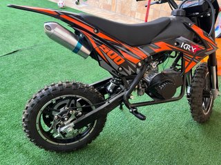 Minicross49cc Infantil Negra/Naranja Nueva