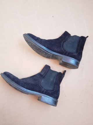 Stivaletti Chelsea Tremp Pelle Camoscio Blu 39