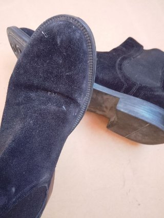 Stivaletti Chelsea Tremp Pelle Camoscio Blu 39