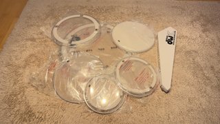 Batería DW 5 piezas White Marine Pearl
