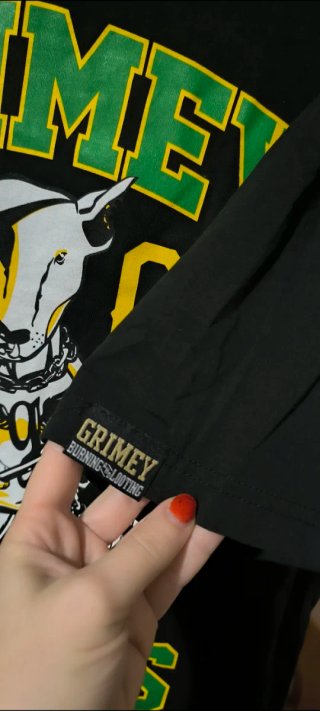 Camiseta GRIMEY hombre Negra Talla XXL