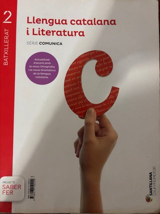 Llengua catalana i literatura, 2 Batxillerat sè...