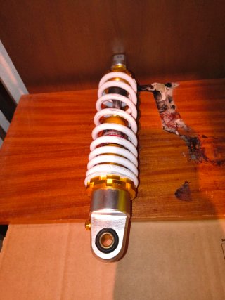 Ammortizzatore Moto/Scooter Bianco/Oro