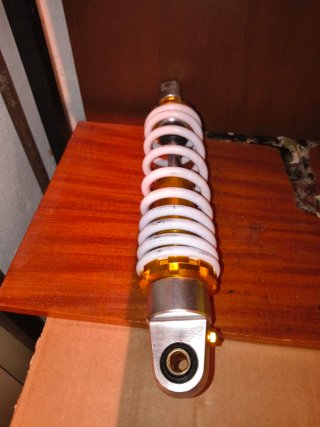 Ammortizzatore Moto/Scooter Bianco/Oro