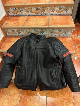 Chaqueta Harley-Davidson Negra Cuero