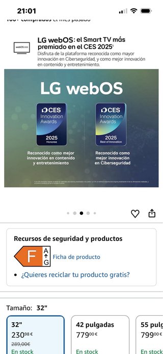 LG Smart TV AI 32 FHD