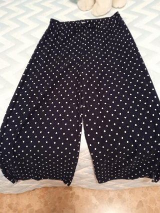 Pantalón culotte niña lunares