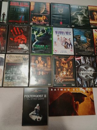 Lote 20 Películas DVD Acción, Terror, Sci-Fi