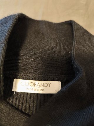 Jersey negro tejido