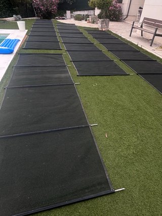 Valla antiescalada para piscina