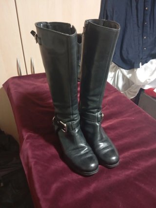 Botas Clarks Piel Negras Talla 38