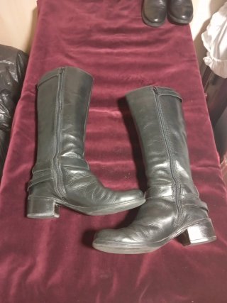 Botas Clarks Piel Negras Talla 38