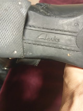 Botas Clarks Piel Negras Talla 38