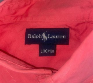 Camisa Ralph Lauren Rosa Talla S