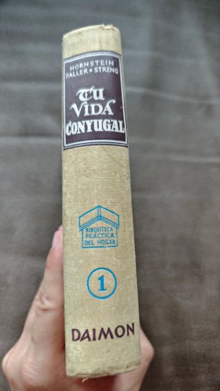 Libro Vintage "Tu vida conyugal" Vol. 1 - Daimon