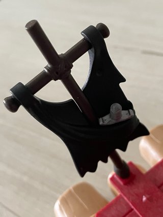 Balsa pirata Playmobil con cañón y bandera