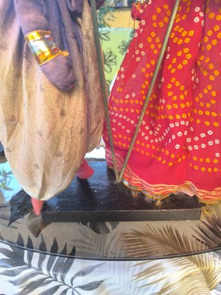 Pareja Muñecos Indios Artesanales