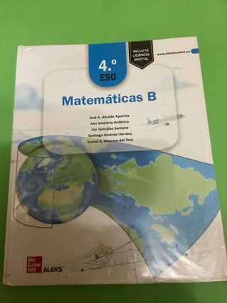Matemáticas B, 4º Eso McGraw Hill