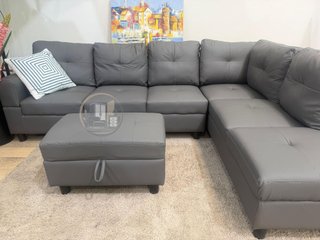 Nuevo sofa rinconera familiar con puff y arcon
