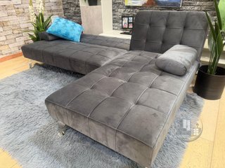 Nuevo sofa cama chaise longue - gris