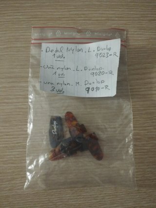 Set 5 Púas Uña Dunlop *NUEVAS*