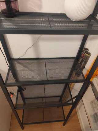 Estantería Metálica Ikea LERBERG Negra
