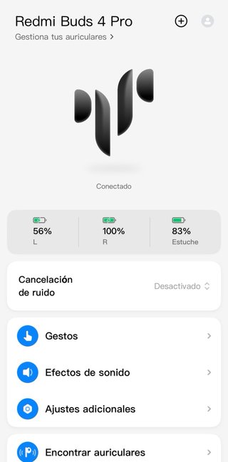 Xiaomi Redmi Buds 4 Pro Negros