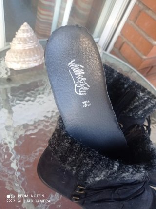 Botines Walk & Fly Negro/Gris Talla 39