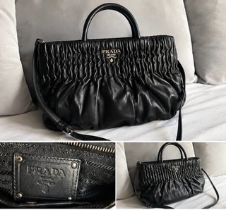 Borsa Prada Nappa Gaufre Nero