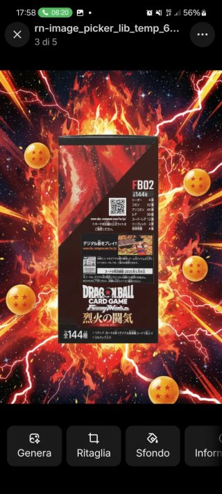 Dragon Ball Super Card Game Fusion World FB02