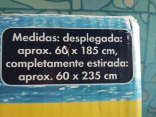 Tumbona plegable playa