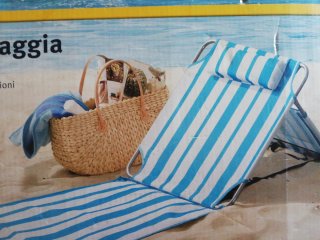 Tumbona plegable playa