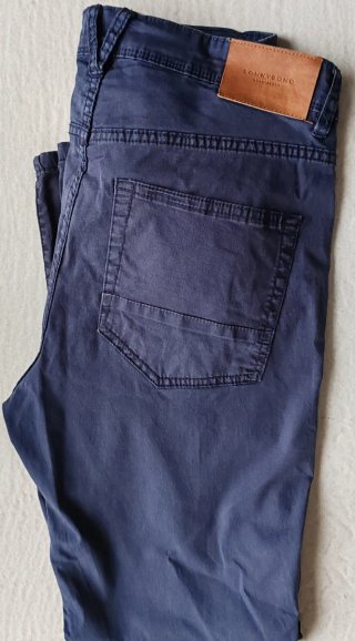 Pantaloni Uomo Sonny Bono Blu Scuro - Taglia 48