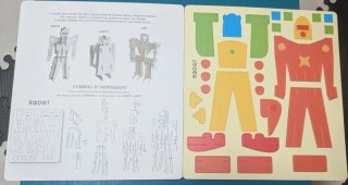 Libro Manualidad - Robots cartón para montar