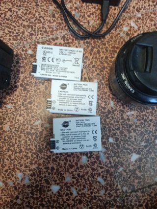 Canon eos 600d más objetivo 18-55 y 50 mm