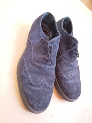 Scarpe stringate scamosciate blu wilton 41 italy