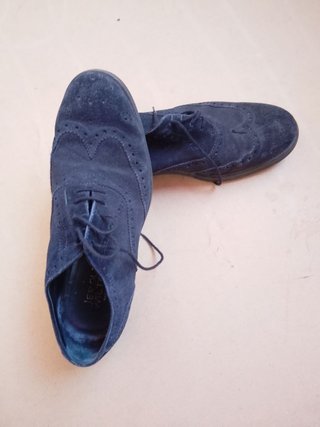 Scarpe stringate scamosciate blu wilton 41 italy
