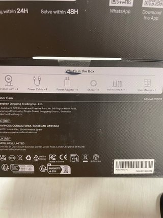 Cámara Vigilancia Interior WOLFANG WiFi 1080P