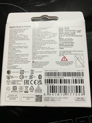 Auriculares Xiaomi Redmi Buds 6 Active Bluetooth